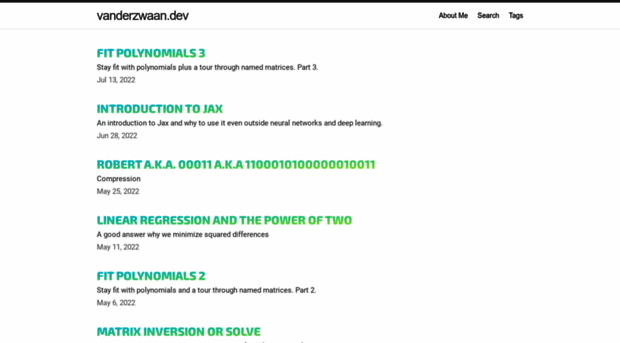 vanderzwaan.dev