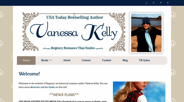 vanessakellyauthor.com