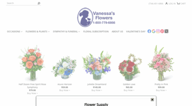 vanessas-flowers.com