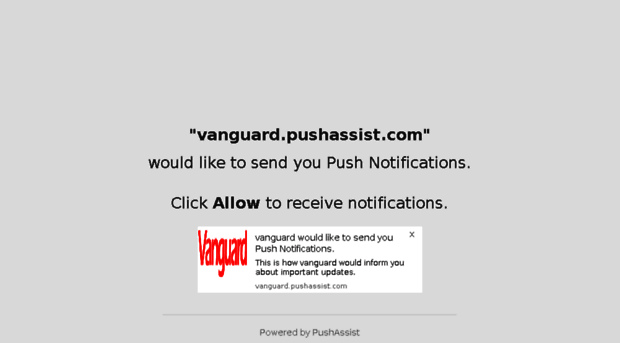 vanguard.pushassist.com