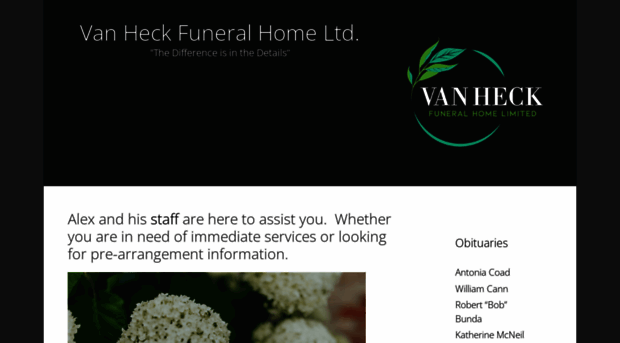 vanheckfuneralhome.ca