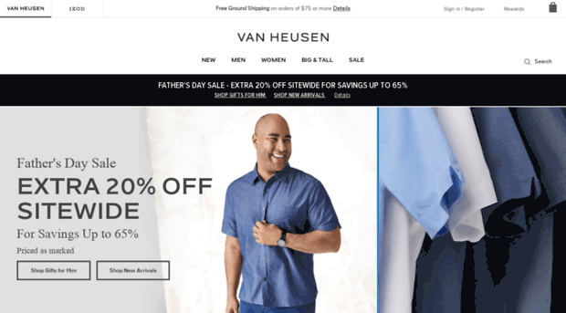 vanheusen.partnerbrands.com