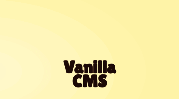 vanilla-cms.org