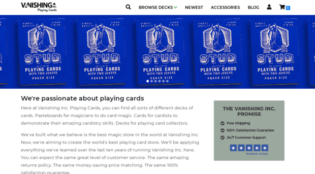 vanishingincplayingcards.com