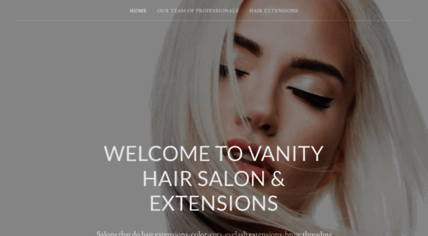 vanityhairsalon.biz