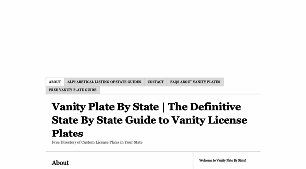 vanityplatebystate.com