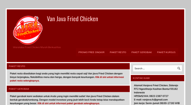 vanjavafriedchicken.com