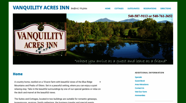 vanquilityacresinn.com