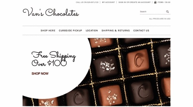 vanschocolates.com