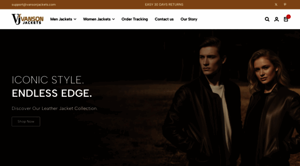 vansonjackets.com