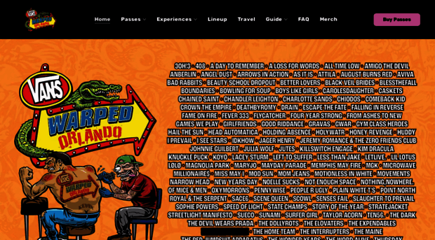 vanswarpedtourorlando.com