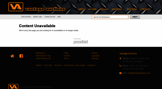 vantageauctions.proxibid.com