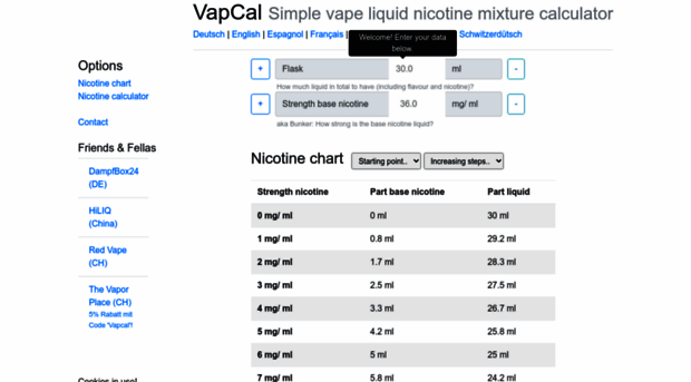 vapcal.com