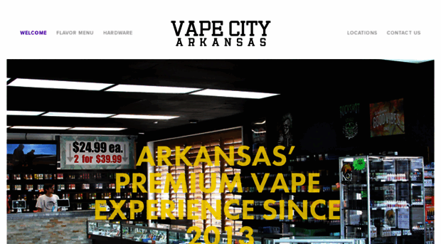 vapecityarkansas.com