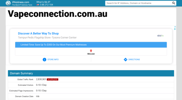 vapeconnection.com.au.ipaddress.com
