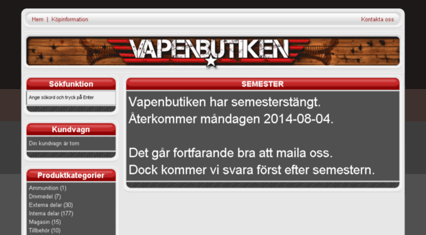 vapenbutiken.com