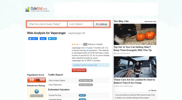 vaperanger.net.cutestat.com