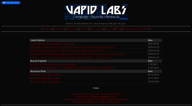 vapid.dhs.org