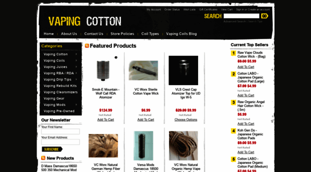 vapingcotton.com