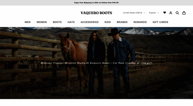 vaqueroboots.com