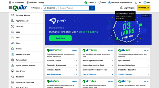 varanasi.quikr.com