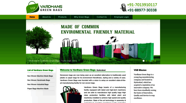 vardhangreenbags.com