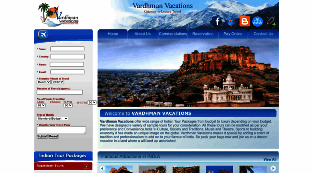 vardhmanvacations.com