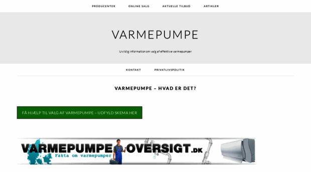 varmepumpeoversigt.dk