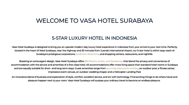 vasahotelsurabaya.com