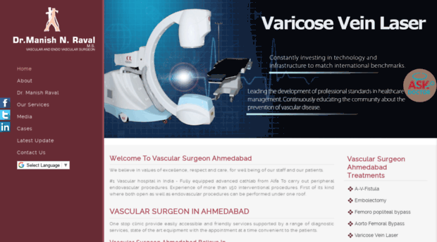 vascularsurgeonahmedabad.com