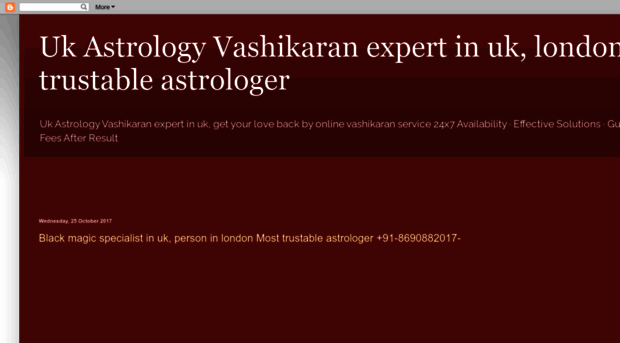 vashikaranspecialistastrologerinuk.blogspot.com