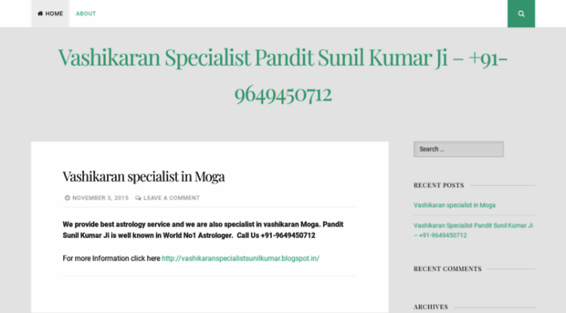 vashikaranspecialistsunilkumar.wordpress.com