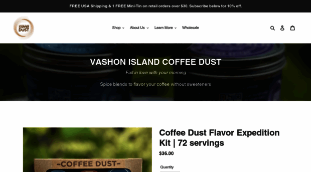 vashoncoffeedust.com
