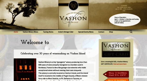 vashonwinery.com
