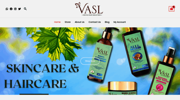 vaslskincare.com