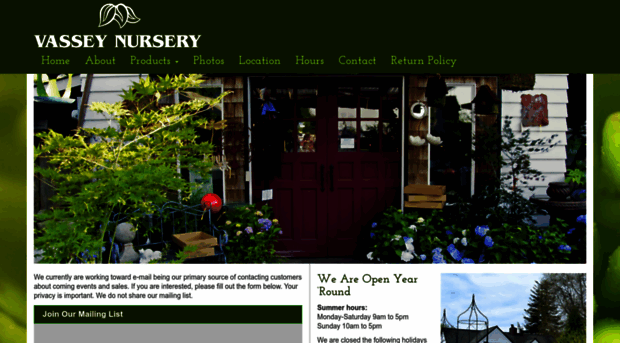 vasseynursery.com