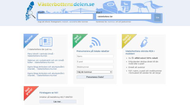 vasterbottensdelen.se