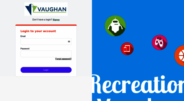 vaughan.perfectmind.com - Login - Vaughan Perfectmind
