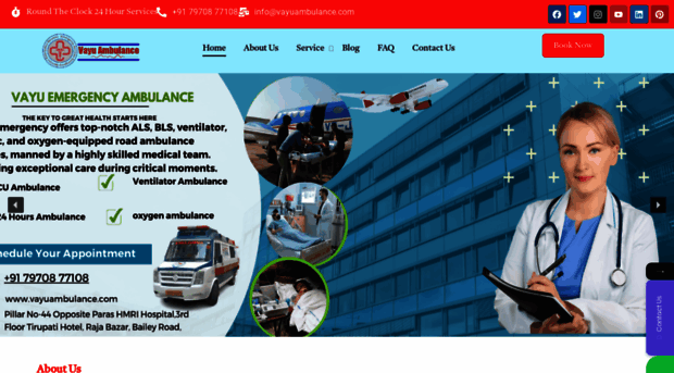 vayuambulance.com