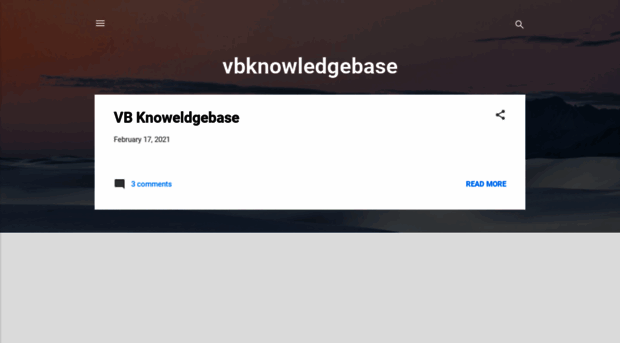 vbknowledgebase.com