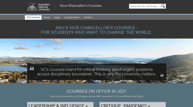 vc-courses.anu.edu.au