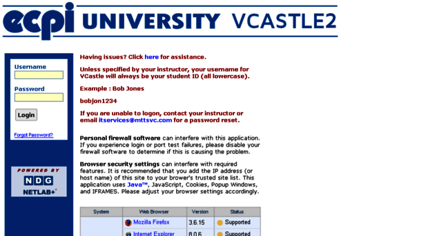 vcastle2.ecpi.edu