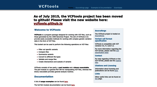 vcftools.sourceforge.net