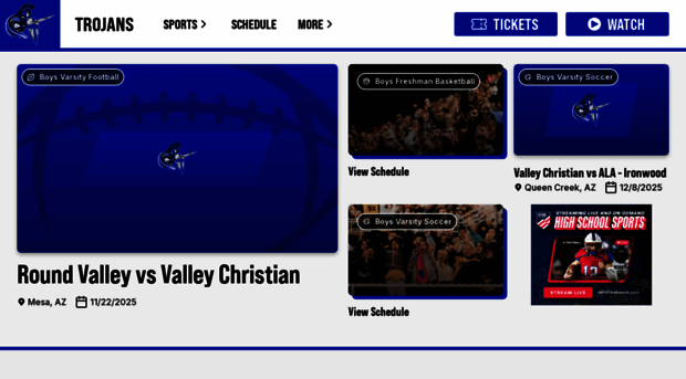vchsathletics.com