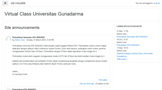 vclass.gunadarma.ac.id
