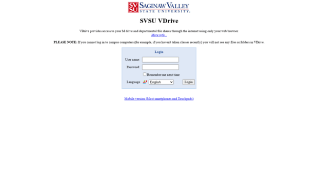 vdrive.svsu.edu