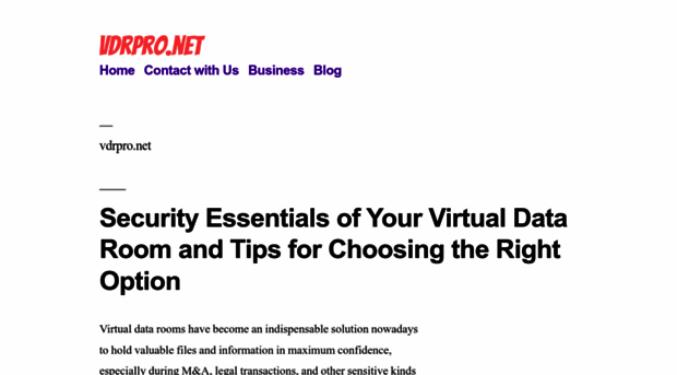 vdrpro.net