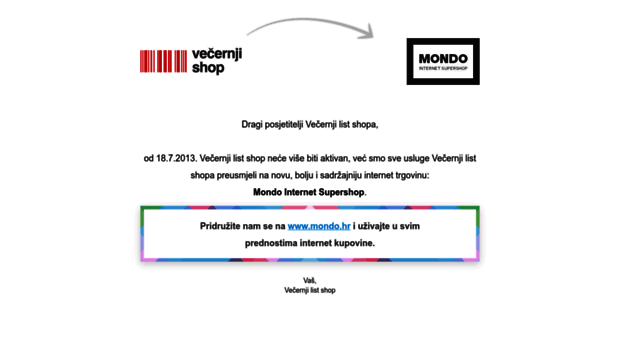 vecernjishop.hr