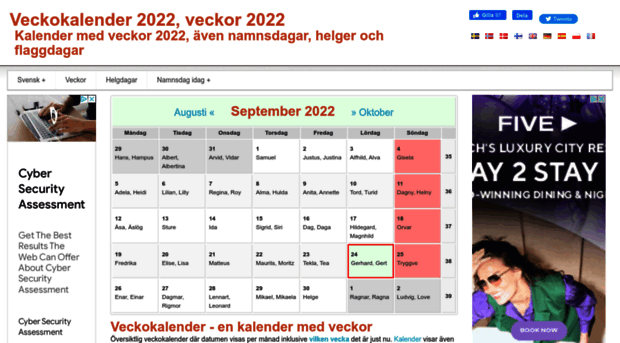 vecko-kalender.com