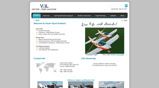 vectorsportaviation.com